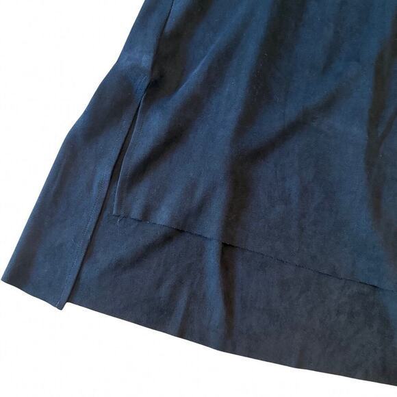 Mod Ref Faux Suede Black Slip Dress – Medium 770S - Picture 2 of 7